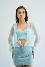 Load image into Gallery viewer, Aqua Siren Corset
