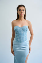 Load image into Gallery viewer, Blue Blaze Corset