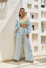 Load image into Gallery viewer, Get Naked Ocean Print in Blue & Mint