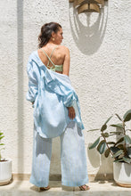Load image into Gallery viewer, Get Naked Ocean Print in Blue & Mint