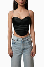 Load image into Gallery viewer, Baddie Corset With Crystal Straps