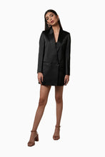 Load image into Gallery viewer, Classic Noir Blazer Dress
