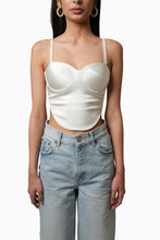 Load image into Gallery viewer, Baddie Corset With Pearl Straps