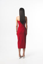 Load image into Gallery viewer, Strapless Scarlett Midi Dress