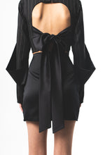 Load image into Gallery viewer, Skyline Blazer Corset Top In Noir
