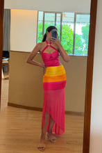 Load image into Gallery viewer, Sunset Ombré Midi Skirt