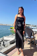 Load image into Gallery viewer, Noir Bloom Dress
